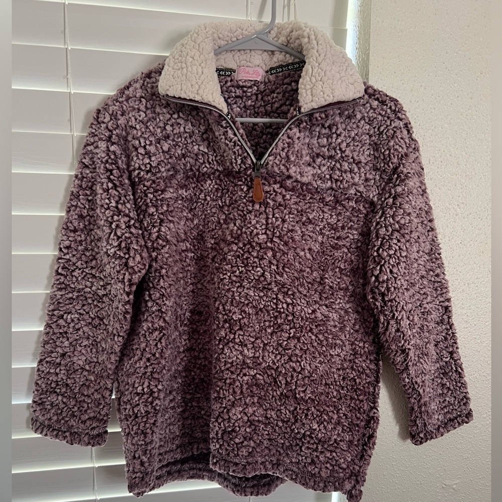 Fleece 3/4 zipper Sweater